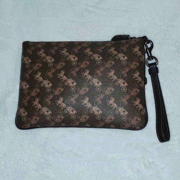 Coach Large Front Zip Wristlet - Picture 14 of 16